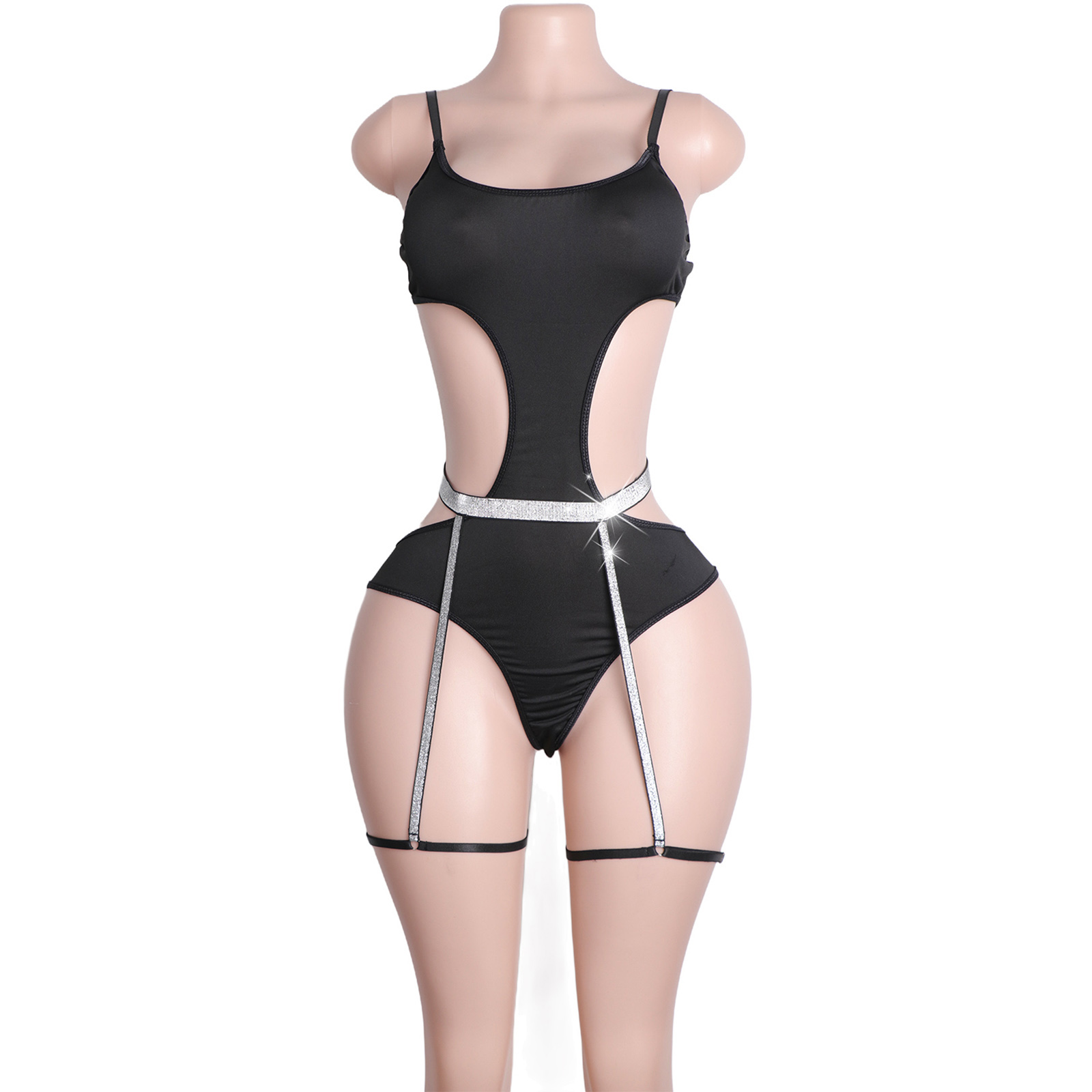 Custom Rhinestone Pole Dancewe – обзор и цена Garter Belt Set
