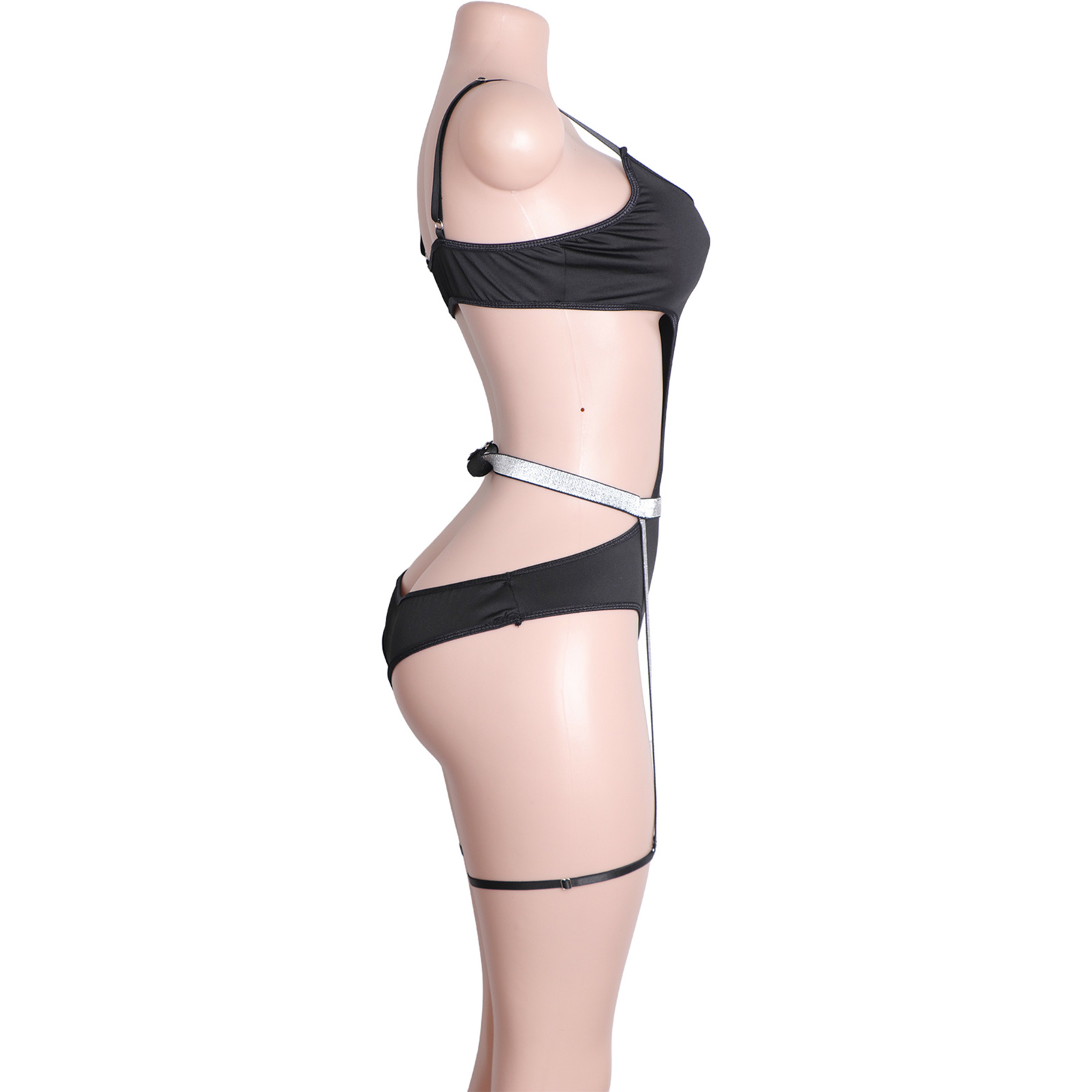 Custom Rhinestone Pole Dancewe – обзор и цена Garter Belt Set