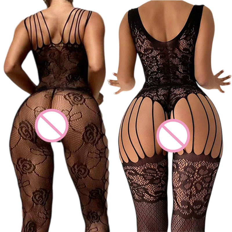 Black Crotchless Soft Stretch  – обзор и цена Bodystocking Fishnet