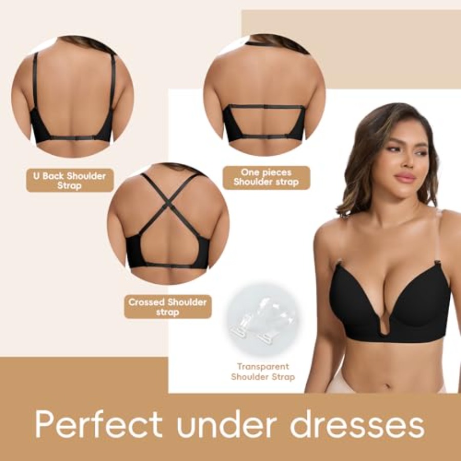 JOYSHAPER Plunge Bras for Wome – обзор и цена Push Up Bra Padded