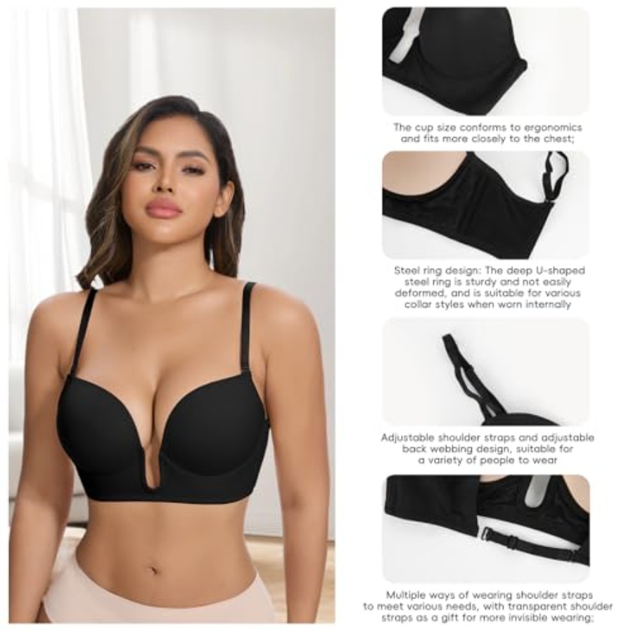 JOYSHAPER Plunge Bras for Wome – обзор и цена Push Up Bra Padded