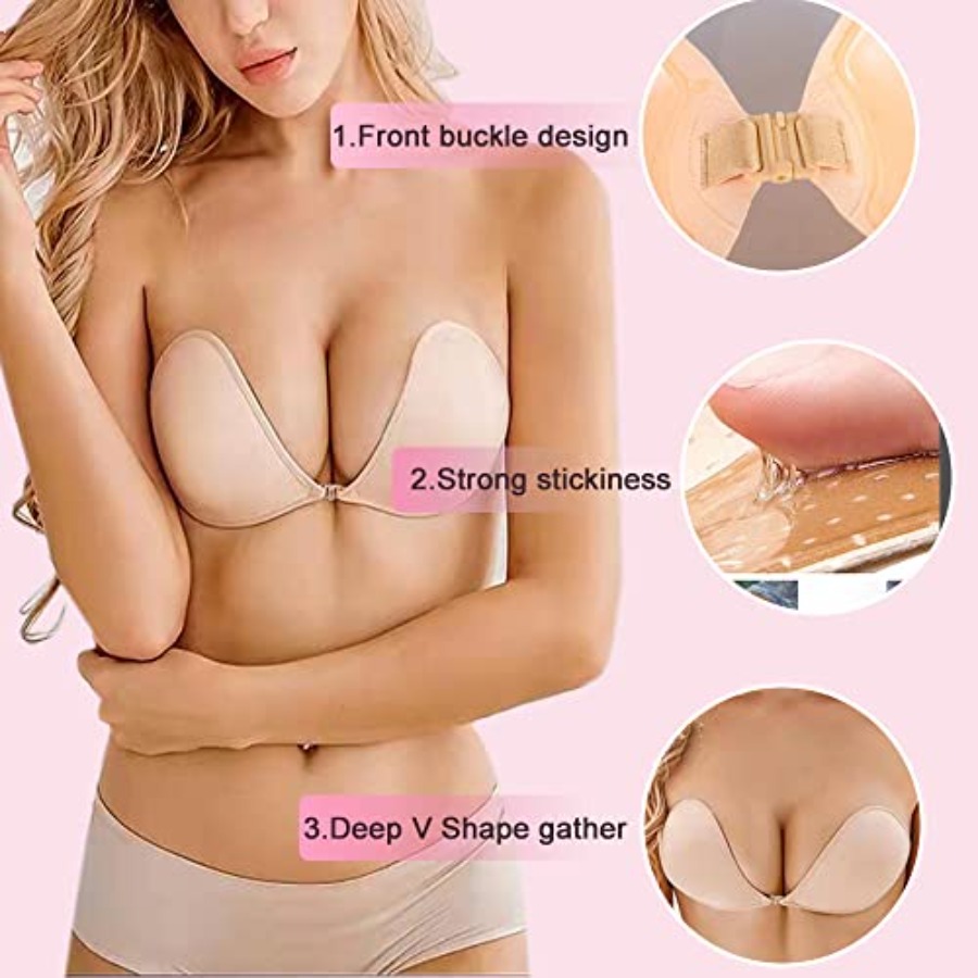 Hasimor 2 PCS Strapless Adhesi – обзор и цена Silicone Bra Adhesive