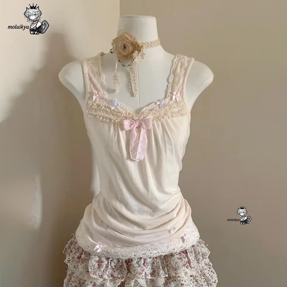 Women Y2K 2Pcs Outfit Set Lace – обзор и цена Cami Top Lace