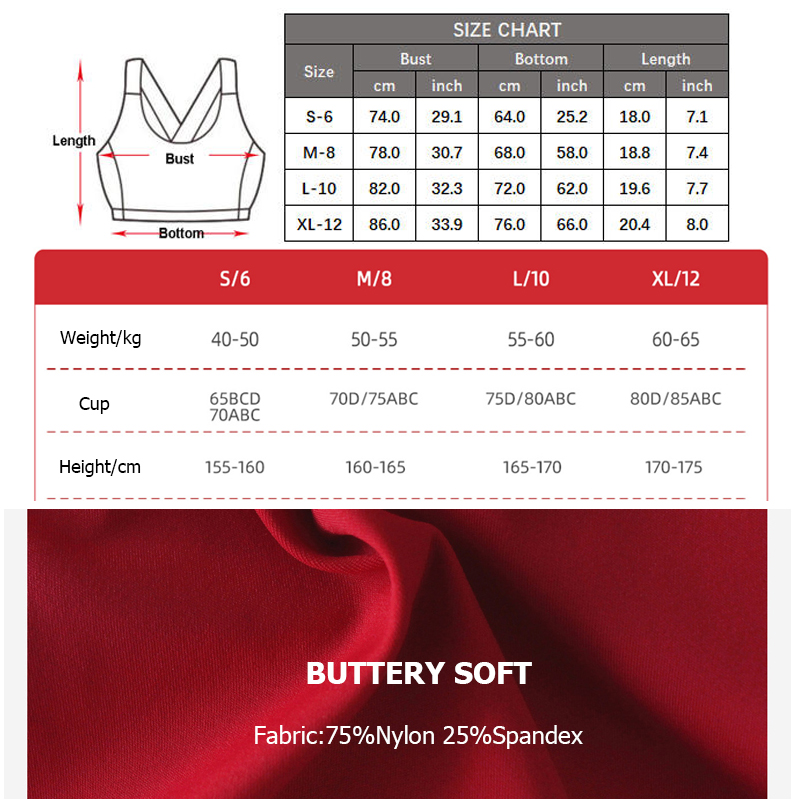 Stretchy Soft Sports Underwear – обзор и цена Sports Bra High Impact