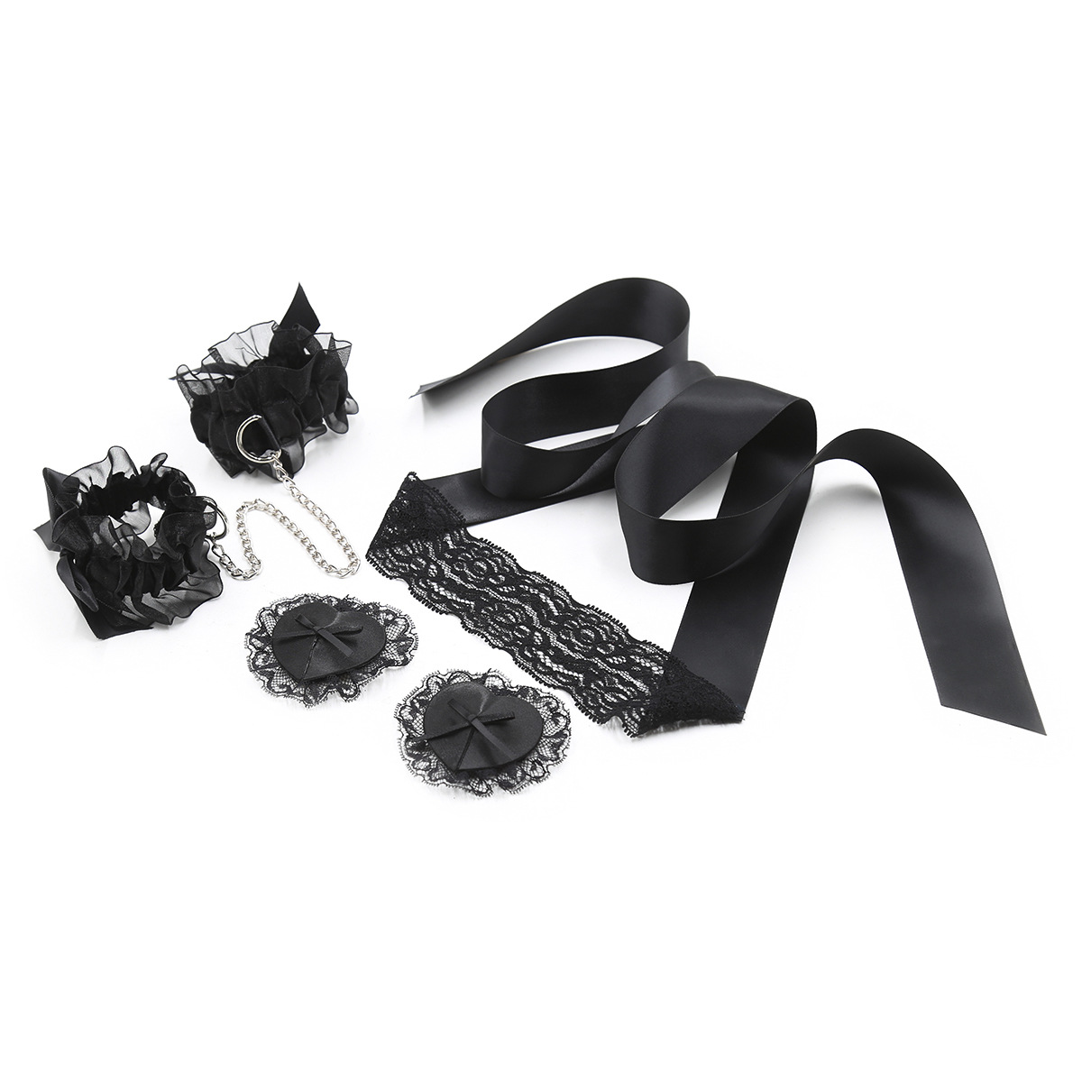 Lace Sex Toy Set Adult Handcuf – обзор и цена Nipple Cover Pasties