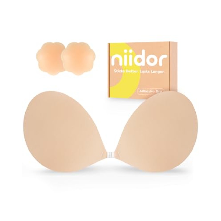 Niidor Adhesive Bra Strapless  – обзор и цена Strapless Bra Backless