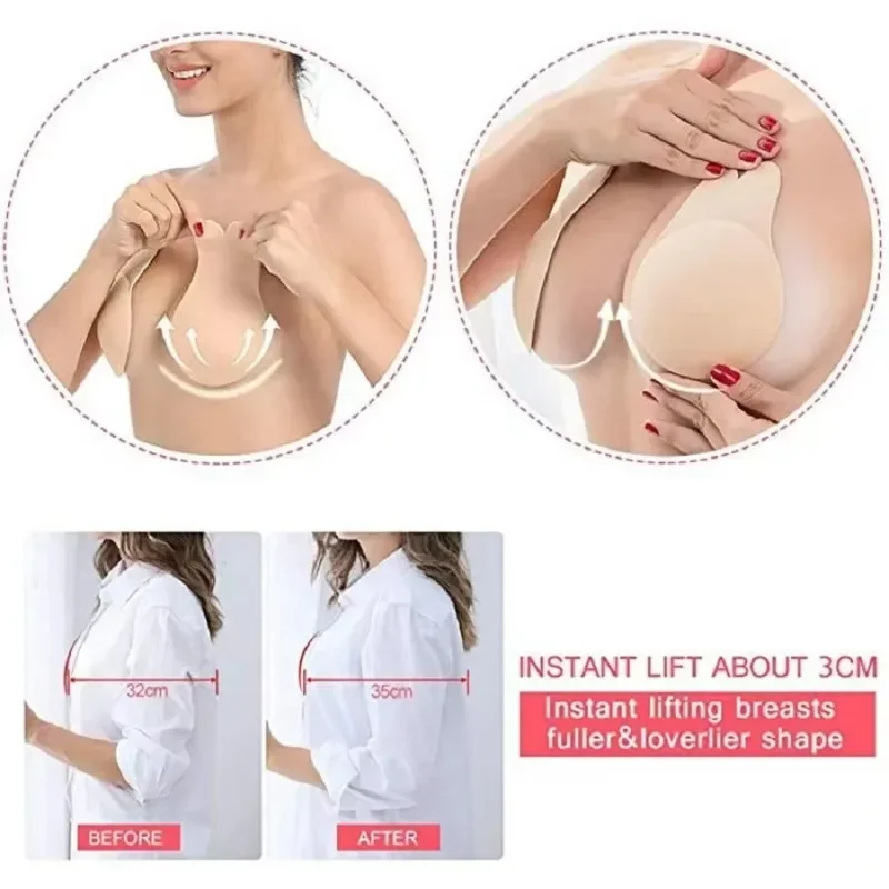1Pair Self Adhesive Silicone S – обзор и цена Silicone Bra Adhesive