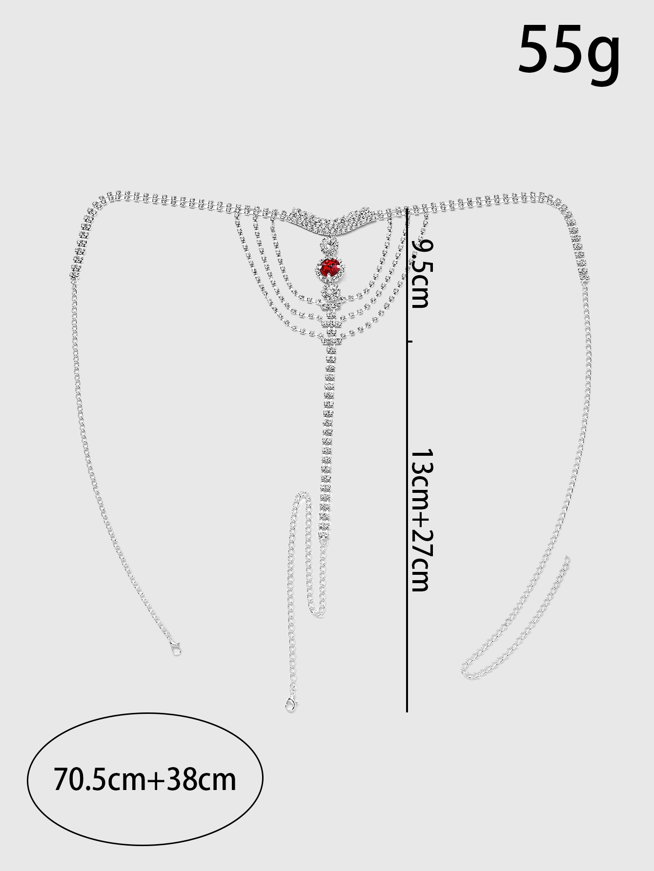 Crystal Rhinestone Body Chain  – обзор и цена Thong Bikini Women