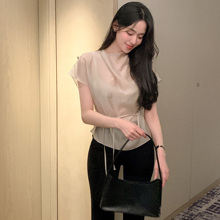 Summer Short Sleeve Shirt Wome – обзор и цена Corset Waist Cinch
