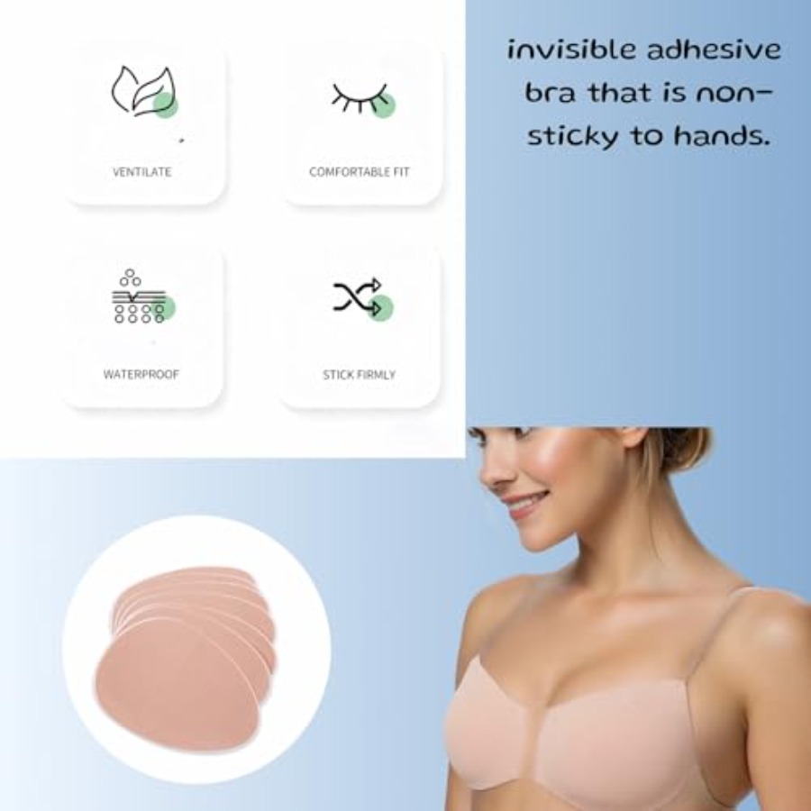 Plus Size Invisible Adhesive S – обзор и цена Silicone Bra Adhesive