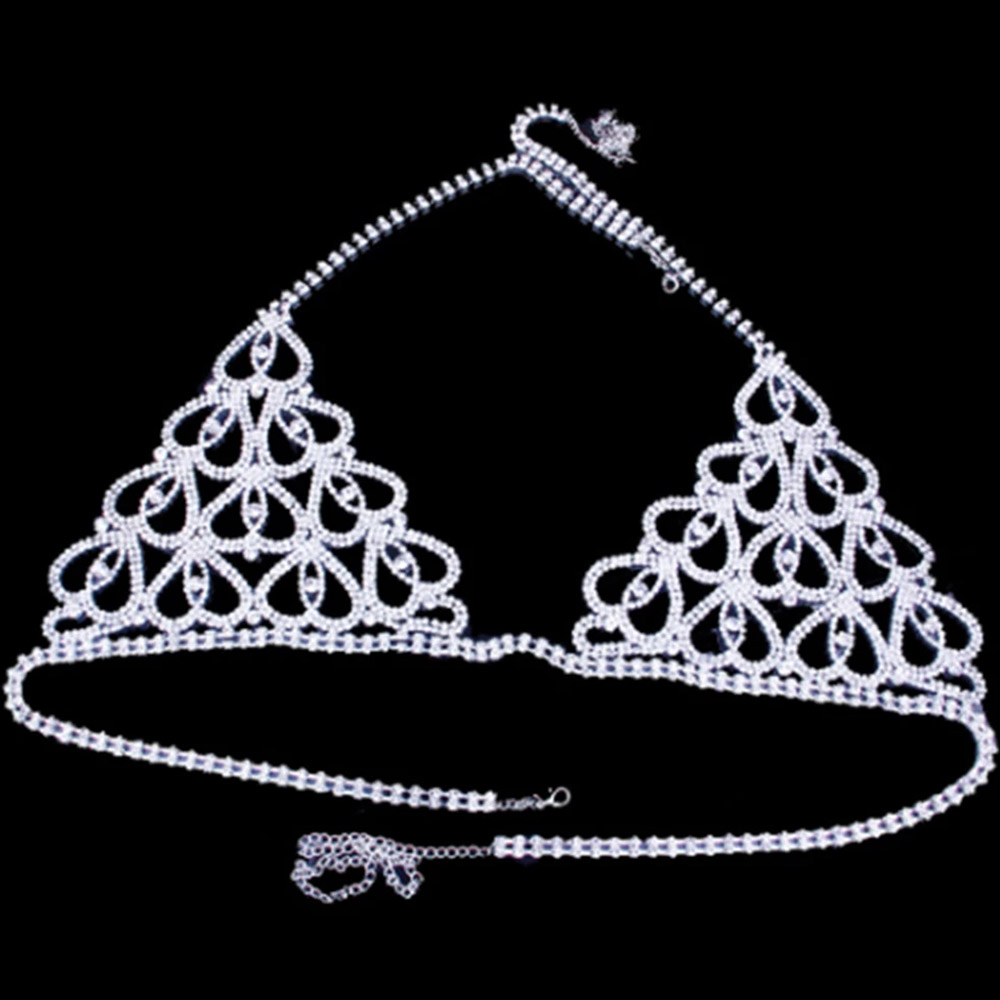 Fashion Rhinestone Heart Bra T – обзор и цена Thong Bikini Women