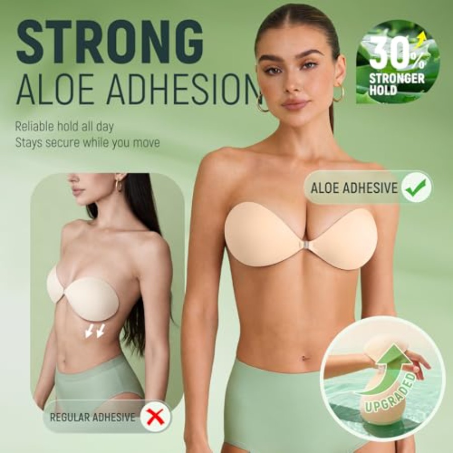 Ultra Invisible Sticky Bra Pus – обзор и цена Strapless Bra Backless