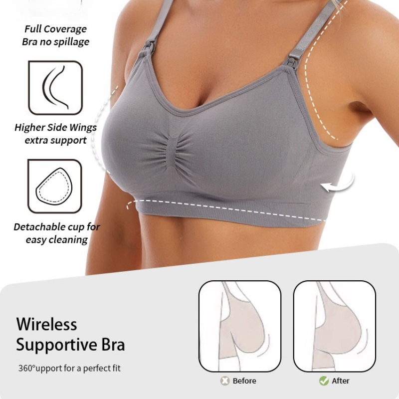 Wirefree Nursing Clothing Cott – обзор и цена Nursing Bra Sleep