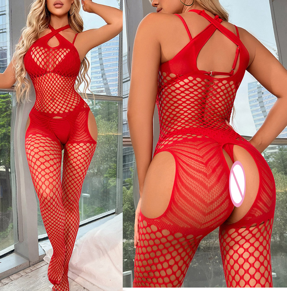 Christma Sexy crochet Fishnet  – обзор и цена Bodystocking Fishnet