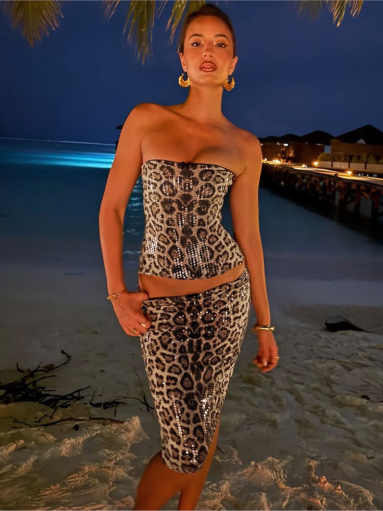 Woman 2 Piece Set Outfit Sexy  – обзор и цена Strapless Bra Backless