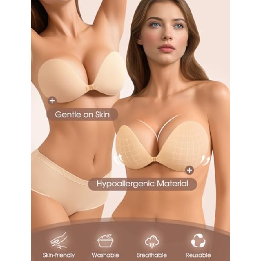 Sticky Bra Push Up Strapless A – обзор и цена Strapless Bra Backless