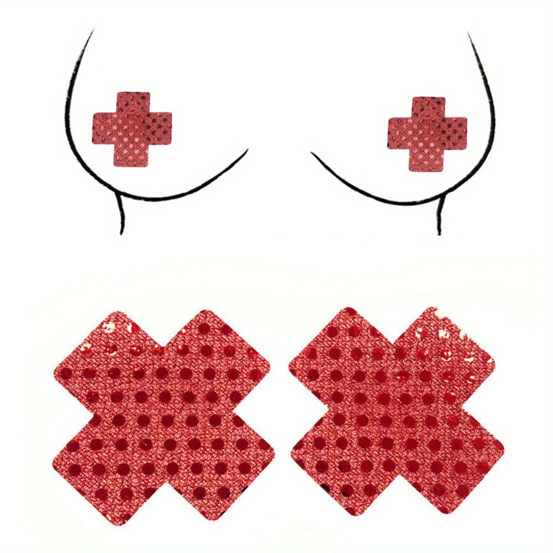 Red Cross Design Nipple Covers – обзор и цена Nipple Cover Pasties